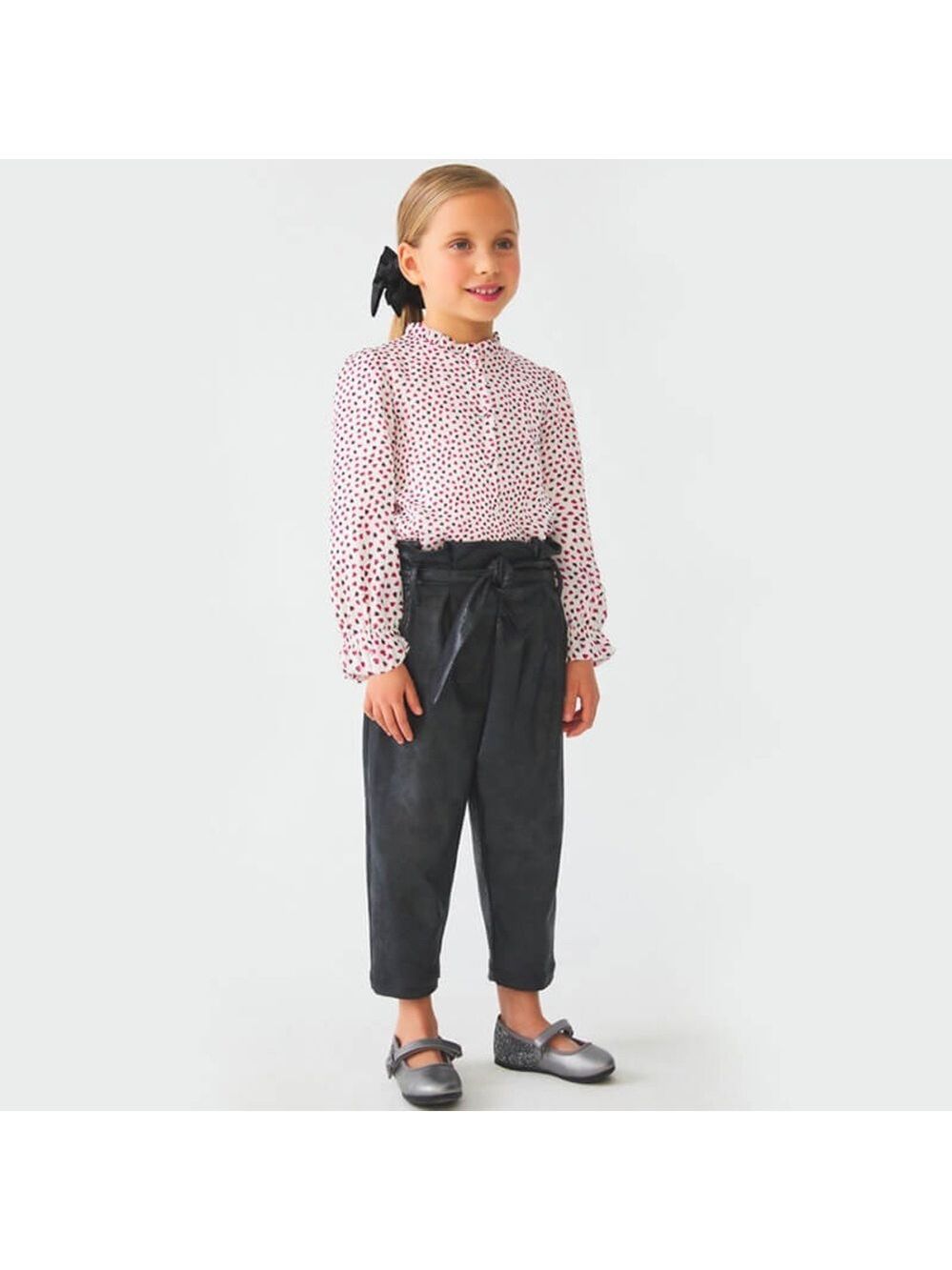 Elegant Kids Charcoal Formal Trousers